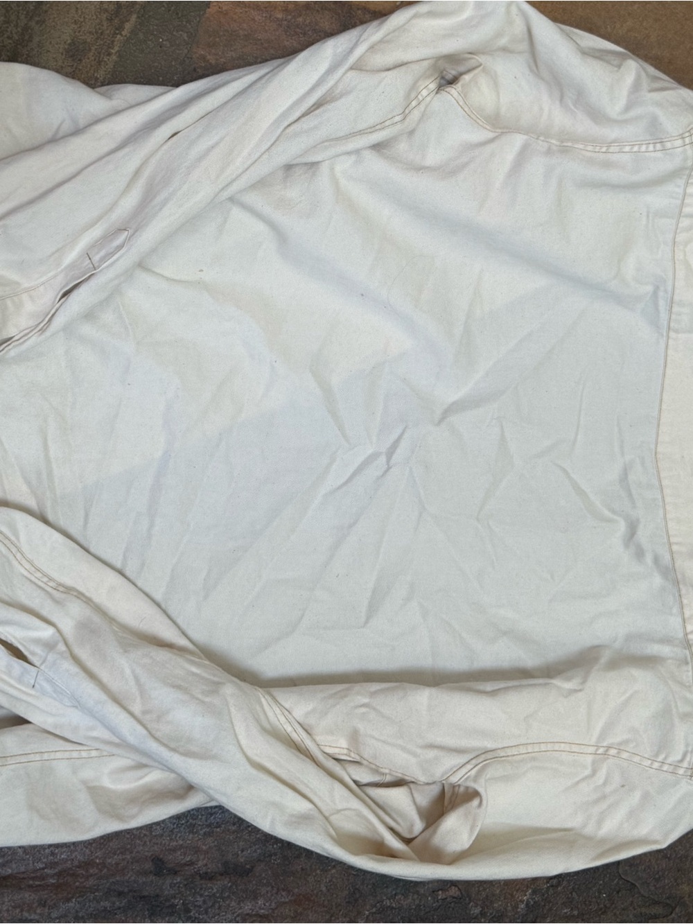 Billy Reid Cream Button-Front Casual Shirt - Picture 4 of 4